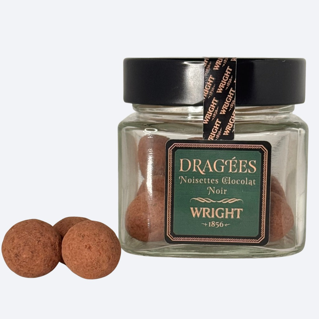 Dragées noisettes chocolat noir